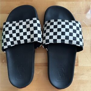 Checkered Van Slide Sandals